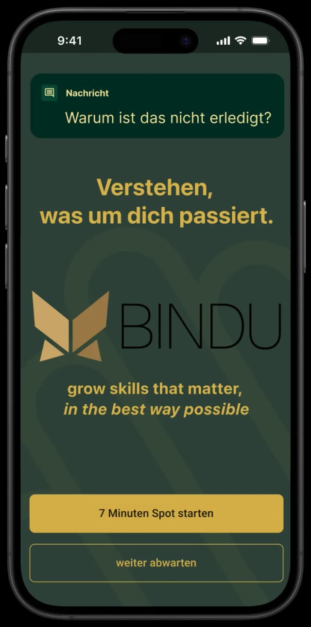 BINDU App Screen